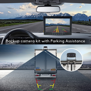 7 "HD màn hình sao lưu máy ảnh DVR màn hình phổ xe đảo ngược Kit với 1080P AHD máy ảnh ip69 không thấm nước - Product Image 3