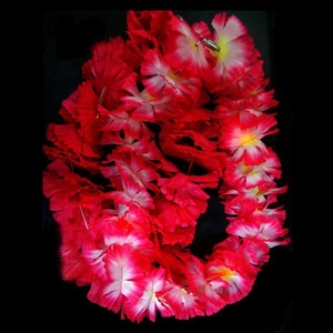 Decoraciones para Fiesta Hawaiana en la Playa, Collares Hawaianos <span class=keywords><strong>de</strong></span> Arcoíris, Collar <span class=keywords><strong>de</strong></span> Flores Luminoso - Product Image 3