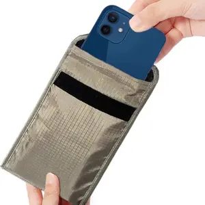 Faraday Bag Anti Radiation Cell Phone Sleeve Pregnant Cell Phone GPS EMF RFID Signal Blocking Bag
