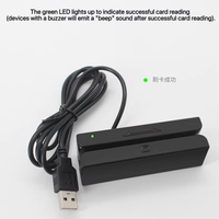 Lecteur de cartes magnétiques USB portable en promotion – Lecteur-graveur de cartes à bande magnétique