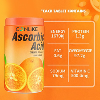 Comprimés à croquer de vitamine C à haute teneur pour adultes, blanchiment de la peau, améliore l'immunité, supplément, vente en gros usine