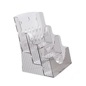 <b>Childrens</b> Picture Book Display Stand Acrylic Transparent 3 Tier <b>Desk</b> Organizer For Kids Reading <b>Storage</b> Rack - Product Image 5