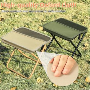 Outdoor Metal Folding Chair & <b>Stool</b> <b>Portable</b> Lightweight Durable Camping Sports Equipment - Product Image 3