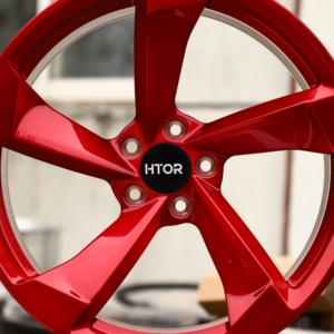 Jantes en aluminium forgé HTOR 18 19 20 21 22 pouces 5x112, à rayons rotatifs, jantes personnalisées en alliage <span class=keywords><strong>rouge</strong></span> pour R8 RS5 <span class=keywords><strong>E</strong></span>-<span class=keywords><strong>tron</strong></span> <span class=keywords><strong>GT</strong></span> RS4 - Product Image 4
