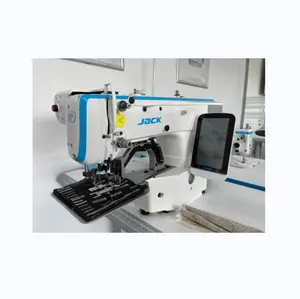 Máquina de coser electrónica de punto de bloqueo, botones, hecha en China