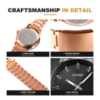 Montre Homme SKMEI 1878 Classique avec Affichage de la Date, Idéale pour Réunions d'Affaires, Travail au Bureau, Usage Quotidien et Activités de Plein Air, Parfaite pour les Utilisateurs Soucieux du Temps