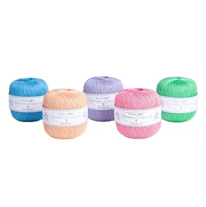Campolmi Filati Brand 5 Ball 100G 100% Twisted Egyptian Cotton Combed Compact Yarn Prices Wholesale For Export