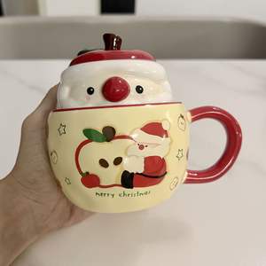 Tasses à café en céramique avec poignée, prix abordable pour la maison, pour Noël - Product Image 4