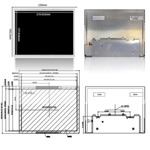 Tianma 10.4 ''1024x768 <span class=keywords><strong>LCD</strong></span> Bảng điều chỉnh p1040xgf1ma00 ánh sáng mặt trời có thể đọc được nông nghiệp Navigation thiết bị đầu cuối hiển thị 10.4 <span class=keywords><strong>inch</strong></span> Màn hình <span class=keywords><strong>LCD</strong></span> - Product Image 2