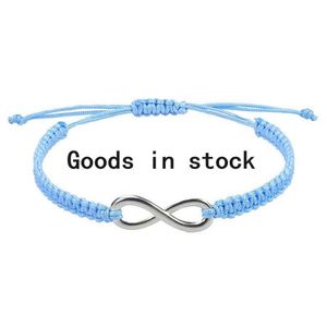 Wholesale Infinity Symbol Woven Friendship <b>Bracelet</b> <b>Adjustable</b> Braided Rope Number <b>Bracelets</b> for Couple Friends - Product Image 3