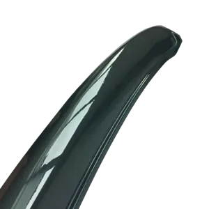 Becquet noir brillant en Fiber de carbone, aileron à aile arrière universel de toit arrière pour voiture de golf, de course