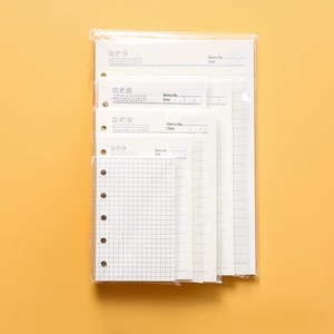 A8 mini Loose-Leaf máy tính xách tay bìa giấy với lõi bên trong thay thế 5 lỗ cho có thể thay thế bên trong trang - Product Image 6