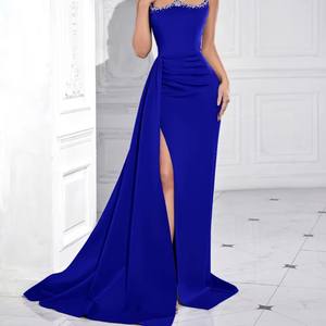 Nouvelle arrivée 2026, vente chaude, <span class=keywords><strong>robe</strong></span> de soirée de luxe sans bretelles à paillettes pour femmes, événement de printemps - Product Image 5