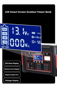 Xách tay 1200 Wát nhanh sạc Trạm điện LiFePO4 pin Lithium <span class=keywords><strong>ion</strong></span> năng lượng mặt trời Máy phát điện 1100wh <span class=keywords><strong>USB</strong></span> type-C DC xử lý cho ngoài trời - Product Image 4