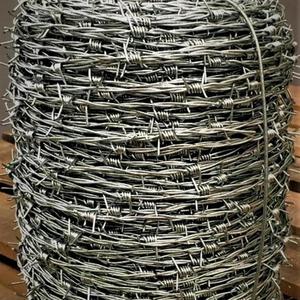 Nhà máy trực tiếp Bán dây thép mạ kẽm cuộn xoắn đôi dây thép gai trang trại chống trộm dây với tính năng bảo mật cao - Product Image 6