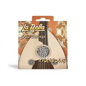 La Bella OU80-A Cordes d'Oud Professionnelles à Accordage Arabe - Ensemble de 12 Cordes - Nylon Égyptien & Plaqué Argent - Boîte de Vente Originale - Product Image 1