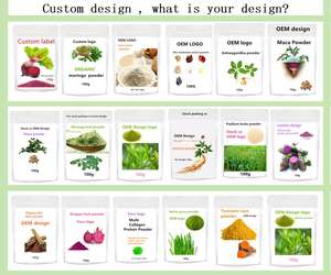 OEM Factory Custom Label pribadi murni Natural psylium Husks Powder 100g suplemen manajemen energi - Product Image 4