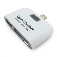 USB 3,1 de tipo C USB-C OTG lector de tarjeta para Macbook de la tableta del teléfono
