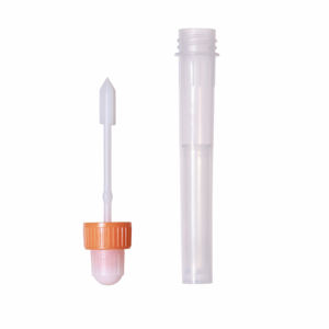 Fournitures de laboratoire, tubes tampon en plastique PP pour analyse pathologique, collecte de selles, récipients pour selles, 2,0 ml, blanc original - Product Image 1