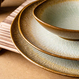 Assiette à dîner en porcelaine renforcée de bonne qualité, épaisse et durable, en céramique, pour hôtels et restaurants, logo personnalisé, professionnelle - Product Image 6