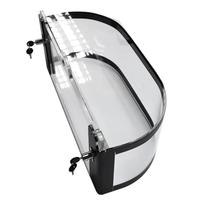 Boîte de rangement pour jetons de poker en acrylique avec fermeture, boîte de rangement pour roue de roulette