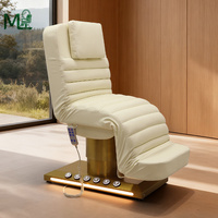 Moderne Schönheitssalon-Möbel: Elektrisch Verstellbare Multifunktionale Massageliege mit Goldbasis und Metallrahmen für Hotel- und Fitnessanwendungen