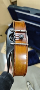 <span class=keywords><strong>Violon</strong></span> professionnel allemand fait main de qualité moyenne VM100 en métal avec fond en flamme, taille 4/4, vente en gros - Product Image 5