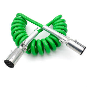 Cable de resorte de remolque de 7 vías Cable de conexión de extensión de luz de bobina de remolque de 7 cables para semirremolque - Product Image 5