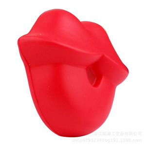 Pu <b>Foam</b> Lips Stress Toy Cartoon Molding <b>Craft</b> For Decoration - Product Image 3