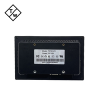Monitor de Escritorio de 7 Pulgadas con Carcasa de Plástico, Pantalla Táctil Capacitiva de 10 Puntos, Resolución de 1024x600, Relación de Aspecto de 16:9, Entrada VGA para