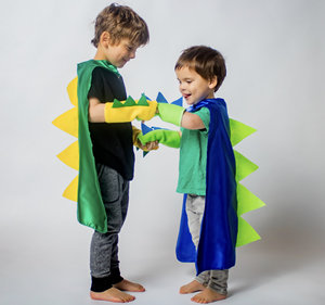 Capa de <span class=keywords><strong>dinosaurio</strong></span> para niños RTS, capa para niños y niñas, disfraz de Halloween, accesorios de disfraz de actuación para niños y niñas - Product Image 3