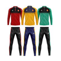 Nouvelle conception, tenue de football d'entraînement pour adultes, polyester respirant, ensembles de survêtement de football pour équipe de club, logo personnalisé, service OEM