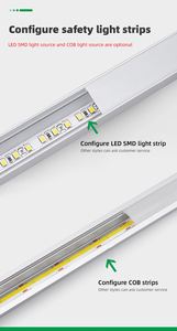 Bandes lumineuses LED en aluminium, profilés en T, alliage d'aluminium 6063, couleur personnalisée, usage industriel - Product Image 4