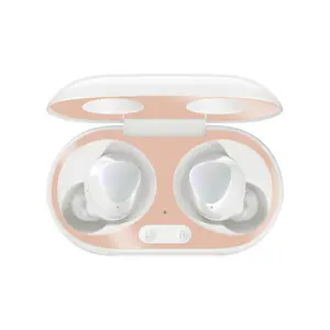 Galaxy Buds Plusスキンケースアンチスクラッチアクセサリー用Samsung用ホット防塵シャインメタルステッカーフィルム