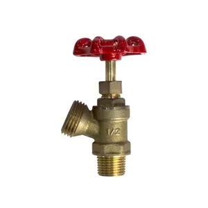 1/2" 3/4" Male NPT thread crane forged brass boiler drain valve