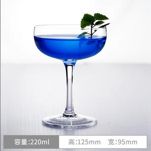 Crystal Coupe Glasses 7 Ounce(220ml) Elegante diseño de tallo corto Copas de cóctel transparentes Perfectas para beber champán Vino <span class=keywords><strong>dulce</strong></span> - Product Image 5