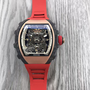 นาฬิกาข้อมือผู้ชายปี 2026 คุณภาพสูง ตัวเรือนทรงโค้งเว้า ผลิตจากคาร์บอนไฟเบอร์ NTPT พร้อมระบบสำรองพลังงานและทูร์บิญอง - Product Image 1