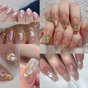 Aurora Iridescent <b>Abalone</b> <b>Shell</b> Nail Flakes Thin Pearl Mica Pieces 3D Broken <b>Shell</b> Nail Art Decoration - Product Image 3