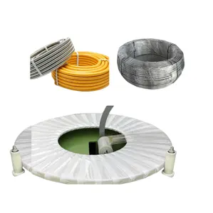 Reel Pack Winding Coils Packing Copper Tube Cable Pipe Stretch Film Bicycle Tyre Coil Wrapping Plastic Packaging Machine