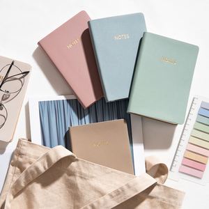 2027 2026 Factory Promotion Cute Stationary Note Book A4 <b>A5</b> A6 Soft Cover Lined Dotted <b>Notebook</b> Journals B5 PU Leather Thread - Product Image 2