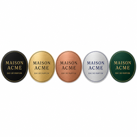 Étiquettes personnalisées en aluminium rond pour flacons de parfum, adhésif puissant, marque privée, autocollants personnalisés, directement de l'usine