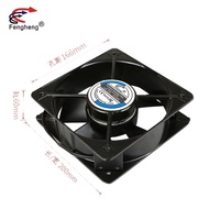 Ventilateur axial industriel sans balais DC 12VDC 20060 200x200x60mm pour extraction d'air et refroidissement