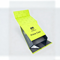 Boîte cadeau pour vêtements et chaussures, emballage de luxe, logo doré, carton rouge, extra large, pliable, magnétique, boîte à bottes personnalisée avec poignée