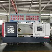 Tour à métaux CNC CK6180, système de commande CNC ouvert, banc en fonte trempée, pour la production d'arbres et de brides en acier, fer et métaux non ferreux