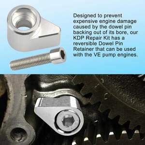 Kit <span class=keywords><strong>de</strong></span> réparation <span class=keywords><strong>de</strong></span> goupille <span class=keywords><strong>de</strong></span> tenue KDP compatible avec les moteurs Dodge Cummins 12 et 24 soupapes 5.9BT <span class=keywords><strong>de</strong></span> 1989 à 1998, argent - Product Image 3
