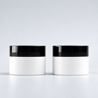 Flacons pompe airless en PP de 5 ml, 10 ml, 15 ml avec pots cosmétiques de 5 g, 10 g pour échantillons de soins de la peau et emballages de voyage
