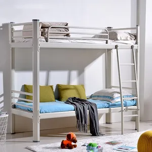 New Design Metal Home Furniture For Bedroom Cheap Super Single Double Bunk Bed Triple Bunk Bed Dormitories School Bunk Bed