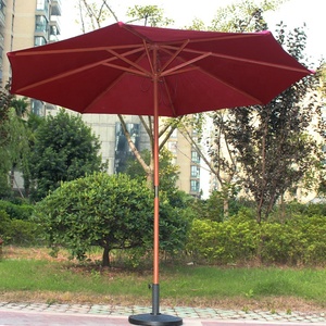 Comercial pesado <span class=keywords><strong>de</strong></span> mesa al aire libre paraguas <span class=keywords><strong>de</strong></span> Patio <span class=keywords><strong>de</strong></span> madera al aire libre paraguas <span class=keywords><strong>de</strong></span> <span class=keywords><strong>playa</strong></span> - Product Image 5