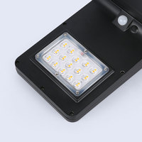 Lampe solaire de jardin minimaliste à émission latérale, étanche IP65, 4,5W, en aluminium monobloc, pour extérieur