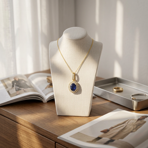 Collier pendentif solitaire classique en diamant de laboratoire taille princesse couleur fantaisie plaqué or certifié IGI, bijou de luxe, cadeau - Product Image 3